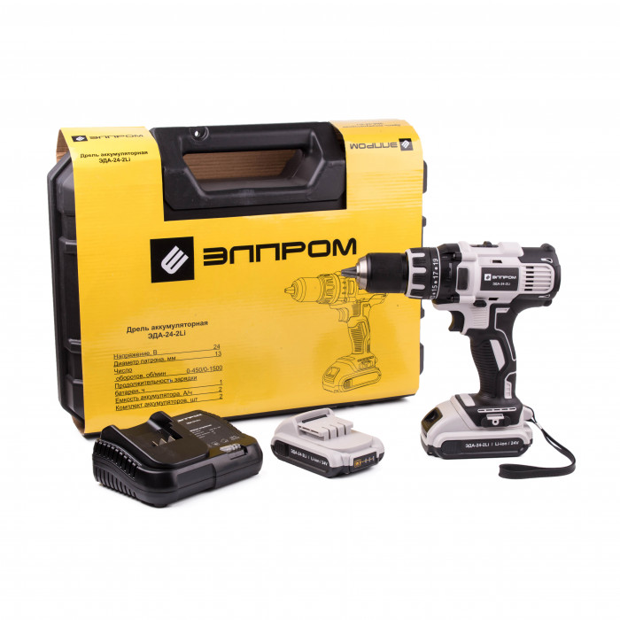 Акумуляторний шурупокрут Елпром ЕДА-24-2 Li